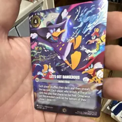 DuckTales Let's Get Dangerous Darkwing Duck ￼Enchanted Rare 149/204 Lorcana - Image 4