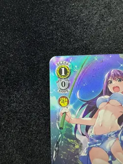 Grisaia Phantom Trigger Rena GRI/S112-018S SR Fishing by the River Weiss Schwarz - Image 3