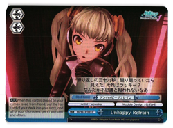Weiss Schwarz Hatsune Miku Project Diva F CX-PD/S22-E100CC Unhappy Refrain - Image 1