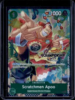 2025 One Piece Card Celebration Pack Scratchmen Apoo #EB01-015 - Image 1