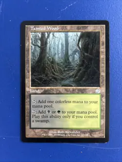 MTG Tainted Wood Torment LP Card 143/143 - Image 1