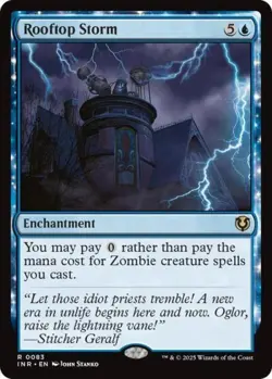 Rooftop Storm -Foil Near Mint MTG Innistrad Remastered - Image 1