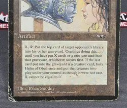MTG Helm of Obedience- DAMAGED -Alliances Magic the Gathering Card #121 - Image 4