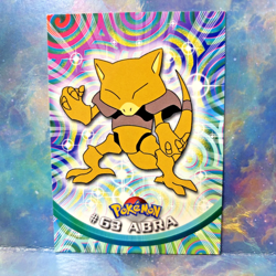 1999 Topps Pokemon TCG Abra Card #63 Non-Holo Black Logo - Image 1