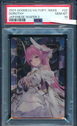 PSA 10 GEM MINT HOLO FOIL Dorothy Goddess of Victory NIKKE BANDAI WAFER CARD - Image 1