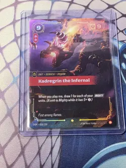 Kadregrin the Infernal Riftbound OGN 038/298 Origins Epic Foil Card NM - Image 1