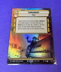 Commandeer (Hyperspace Foil) -Foil Near Mint SWU Jump to Lightspeed - Image 1