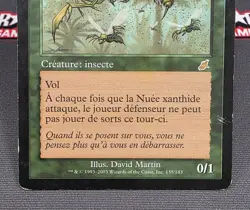 MTG FRENCH Xantid Swarm- DAMAGED -Scourge Magic the Gathering Card #135 - Image 4