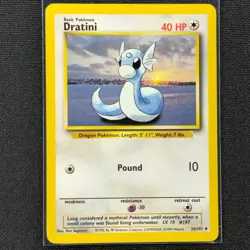 Dratini - 26/102 - Uncommon - Base Set - Pokemon Card - NM/M - Image 1