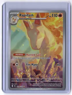 Rapidash - 189/182 Illustration Rare Holo NM Pokemon SV10: Destined Rivals - Image 1
