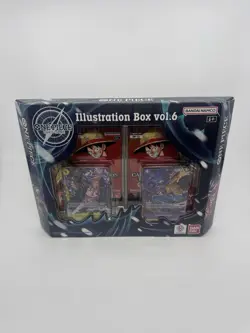 One Piece TCG Illustration Box Vol 6 Bandai Trading Card Game Sealed *Damaged* - Image 1
