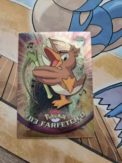 Farfetch'd #83 Holo Topps Chrome Trading Cards Series 2 Pokemon NM - Image 1
