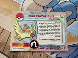 Farfetch'd #83 Holo Topps Chrome Trading Cards Series 2 Pokemon NM - Image 2