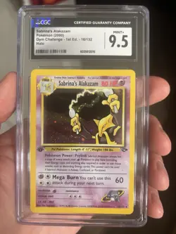 Sabrina's Alakazam 16/132 Gym Challenge Holo 1st Edition Pokemon TCG - Image 1