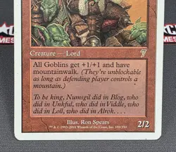 MTG Goblin King- DAMAGED -7th Edition Magic the Gathering Card #190 - Image 4