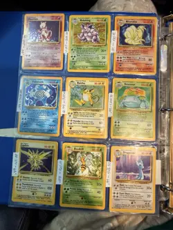 Base Set 102/102 Complete Master Set LP to mp Pokemon Cards Original ~ htf rare - Image 2