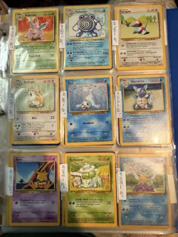 Base Set 102/102 Complete Master Set LP to mp Pokemon Cards Original ~ htf rare - Image 5