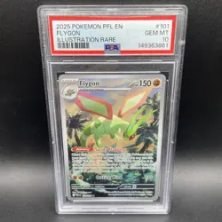 Pokemon Phantasmal Flames # 101 Flygon Illustration Rare PSA 10 Card GEM MINT - Image 1