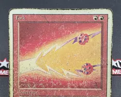 MTG Fork- DAMAGED -3rd Edition Magic the Gathering Card #153 - Image 3