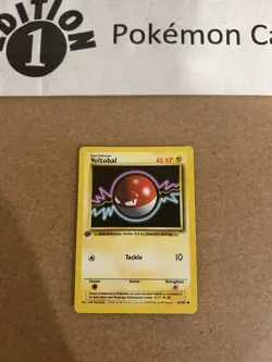 Voltorb German 1st Edition Base Set Pokemon Card Vintage WOTC - Image 1