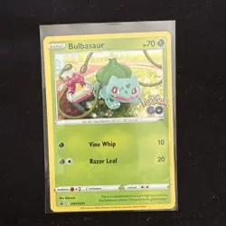 Bulbasaur SWSH231 Pokemon Go Black Star Promo Holo NM Pokemon Card - Image 1
