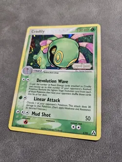 Pokemon TCG Cradily 3/92 Reverse Holo Stamped Vintage - EX Legend Maker - LP - Image 2