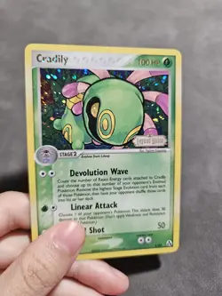 Pokemon TCG Cradily 3/92 Reverse Holo Stamped Vintage - EX Legend Maker - LP - Image 3