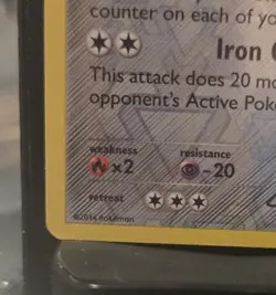 2014 POKEMON FLASHFIRE FORRETRESS 60/106 REVERSE HOLO LP - Image 5