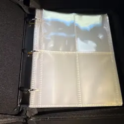 Black Pokemon Card Booty Binder - 2x2 Holds 400 Cards - Image 3