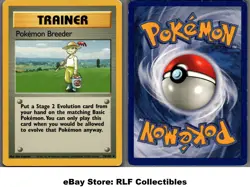 1999 Pokemon, Base Set, #76/102 Pokemon Breeder, Rare - Image 1