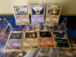 Old School Pokemon card Lot - Stamped Holo + Unlimited - Image 1