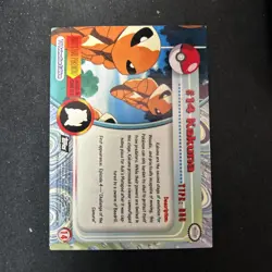 Topps Kakuna #14 Pokemon Card TV Animation Black Label D1 - Image 2