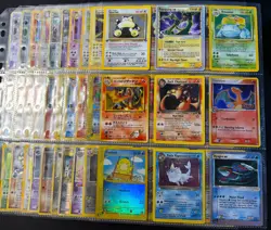 Lot of 90 ALL HOLO Vintage Pokemon Card Binder Collection Charizard - Image 1