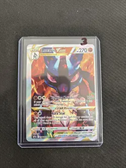 Pokemon Lucario VSTAR SWSH291 Black Star Promo Crown Zenith SUPER RARE MISCUT - Image 3