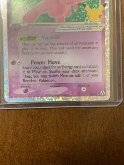 Mew EX 88/92 NM/M Ultra Rare Holo Classic Pokemon Celebrations 25th Anniversary - Image 2