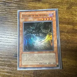 Yu-Gi-Oh TCG Ancient Sanctuary #AST-076 Emissary of the Afterlife Super Rare NM - Image 1