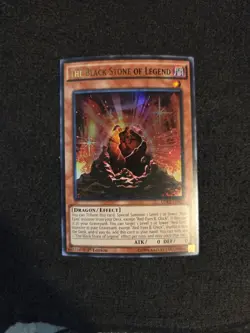 The Black Stone Of Legend LDK2-ENJ05 Ultra Rare NM 1st Edition Yugioh TCG - Image 1