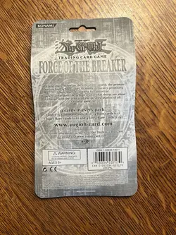 Yugioh FORCE OF THE BREAKER sealed 1st edition blister pack new booster - Image 2