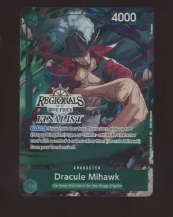 One Piece TCG 26-27 Regionals Finalist ST12-003 Dracule Mihawk - Image 1