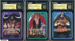 One Piece JPN Premium Leader BCG Crocodile Eustass Kid Kaido CGC 10 PRISTINE (3) - Image 1