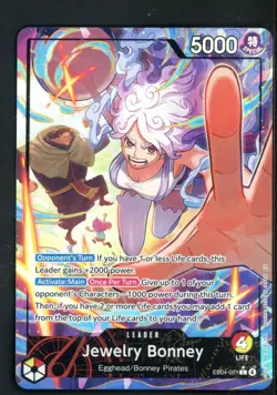One Piece TCG EB04-001 Jewelry Bonney Alternate Art - Image 1