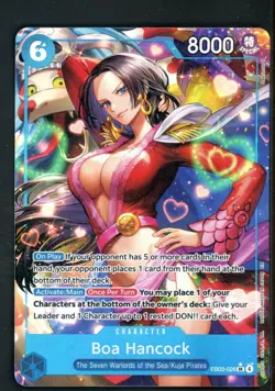 One Piece TCG Heroines Edition EB03-026 Boa Hancock Super Rare Foil ALT ART - Image 1