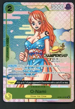 One Piece TCG CS 25-26 Event Pack OP06-101 O-Nami - Image 1