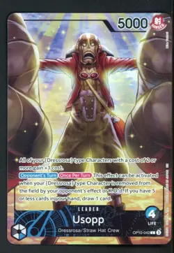 One Piece TCG Official Play Mat Limited Ed Vol.3 Ussop Leader Foil PROMO - Image 1