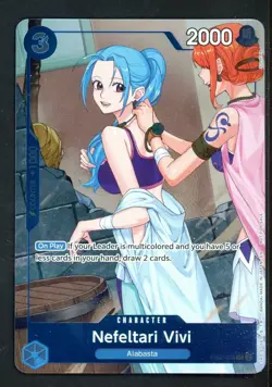 One Piece TCG EB02-026 Nefeltari Vivi Super Rare Foil - Image 1