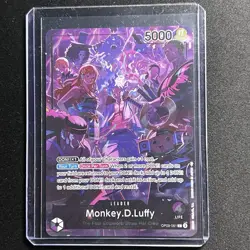 One Piece TCG - Monkey. D. Luffy OP09-061 English 2nd Anniversary - Leader Alt - Image 1