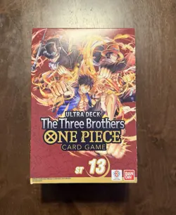 One Piece Ultra Deck: The Three Brothers (ST-13) English Edition, Sealed - Image 1
