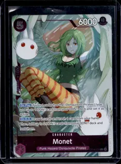 2026 One Piece Azure Sea's Seven Monet Rare #OP14-074 - Image 1