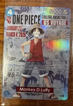 Bandai Namco Monkey.D.Luffy One Piece Promo College Basketball US Voyage - Image 1