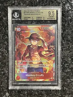 Monkey.D.Luffy (Treasure Booster Set) ST10-006 One Piece Promo BGS 9.5 - Image 1